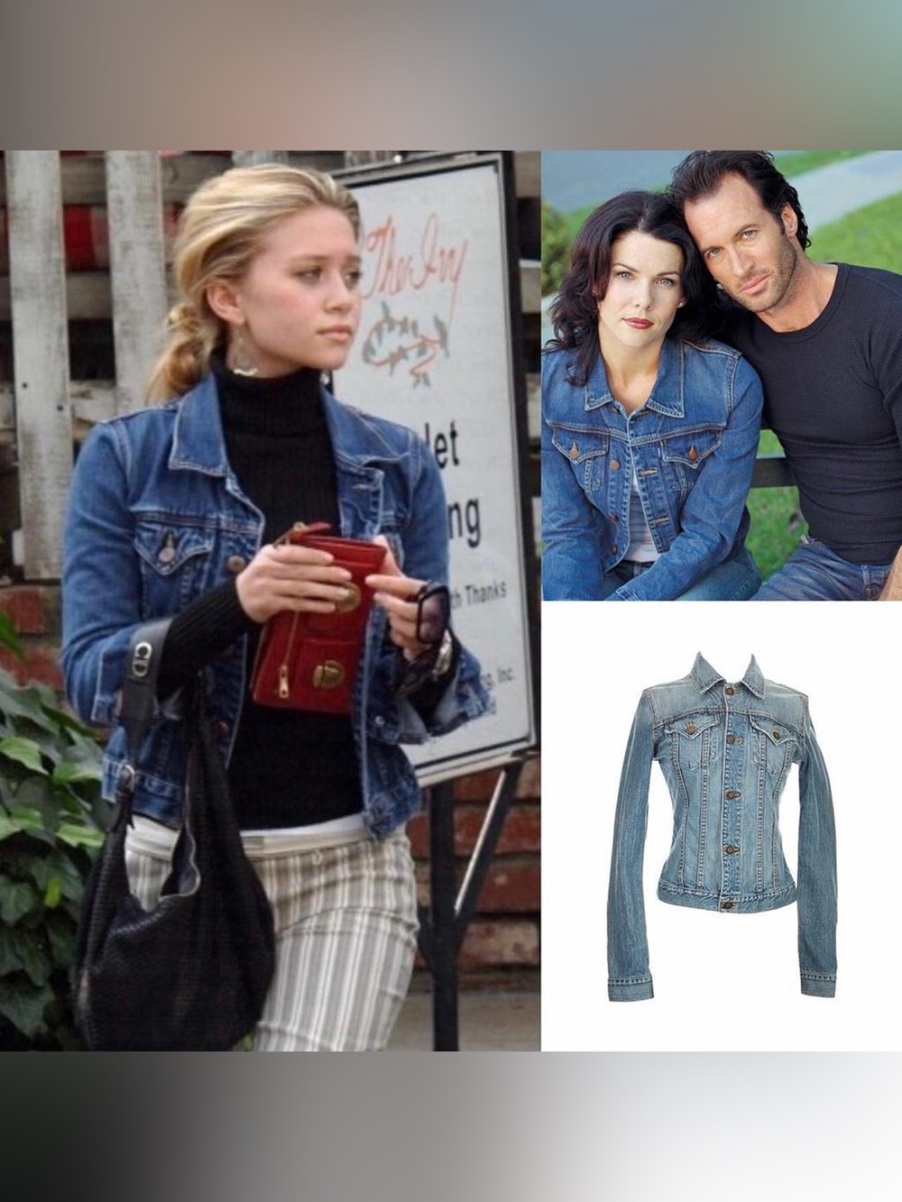 1990s Denim Jacket As Seen On Ashley Olsen, Lorelai Gilmore And Rachel Green